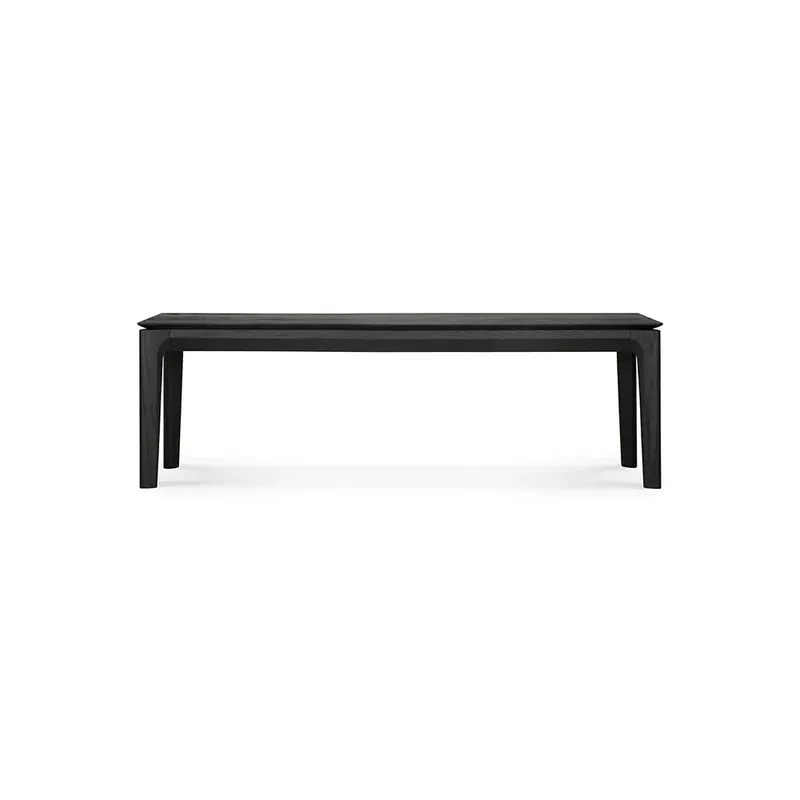 Bok Bänk 35x146 cm Svartlackad ek Utförsäljning